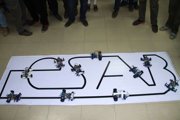 Line Follower Robot Competition American International University