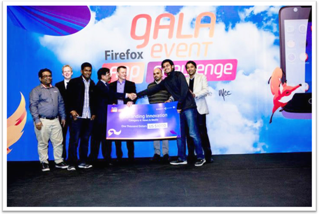 Winners from AIUB at Firefox3