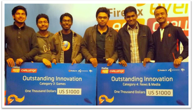 Winners from AIUB at Firefox