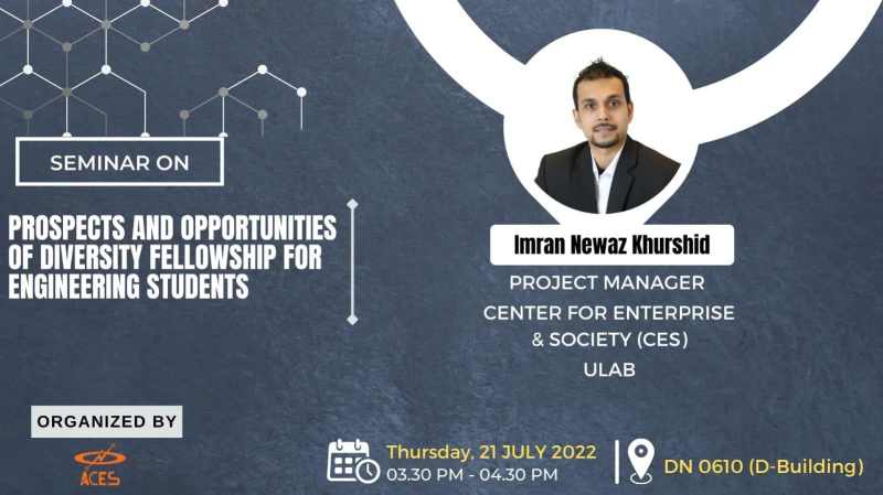 Seminar on “Prospects and Opportunities of Diversity Fellowship for Engineering Students”