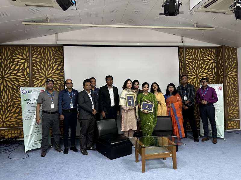 AIUB signed MoU with the Association of Chartered Certified Accountants (ACCA)