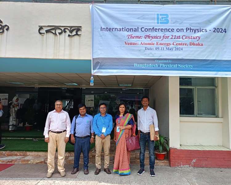 AIUB Faculty Members and Students attended the International Conference on Physics-2024