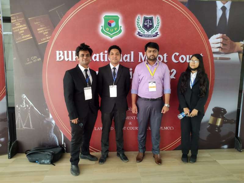 Law Students at Quarter-finals of BUP Moot Court Competition [2022 Archive post]