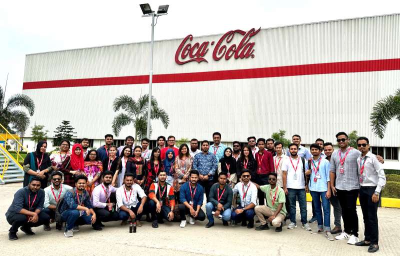 Marketing Students’ visit to Coca-Cola Bangladesh Beverages Limited