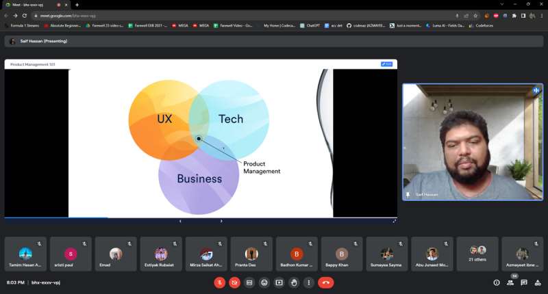 Workshop titled "How to Join as a Product Manager”