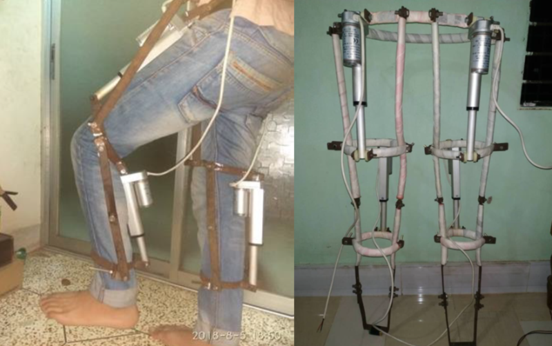 Assistive Exoskeleton for Paralyzed People