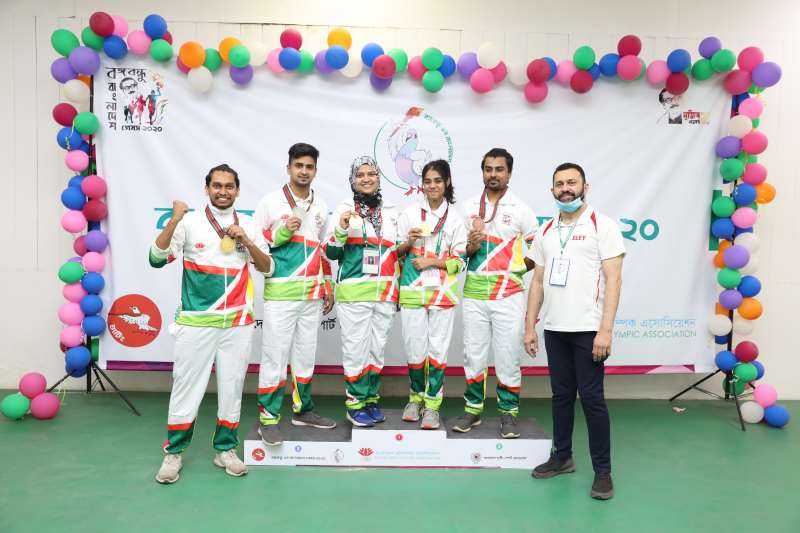 AIUB STUDENTS AT THE BANGABANDHU 9TH BANGLADESH GAMES 2020