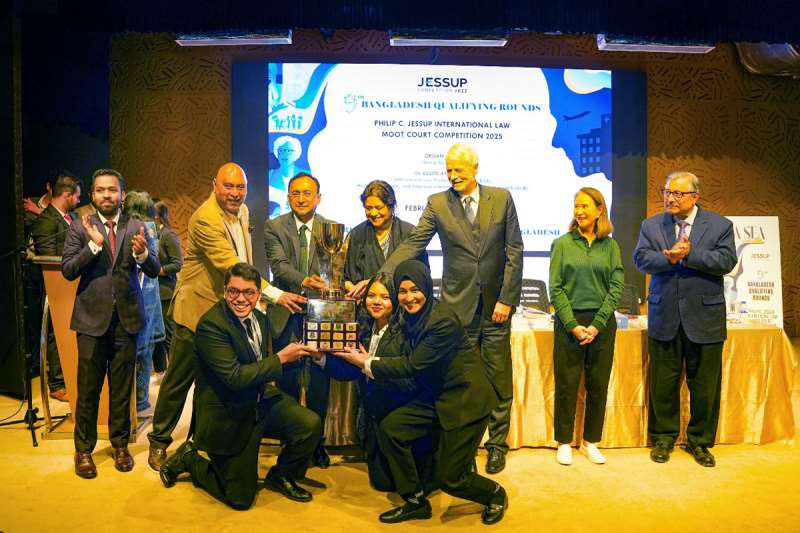 9th Bangladesh Qualifying Rounds of the Philip C. Jessup International Law Moot Court Competition 2025 Successfully Held at AIUB