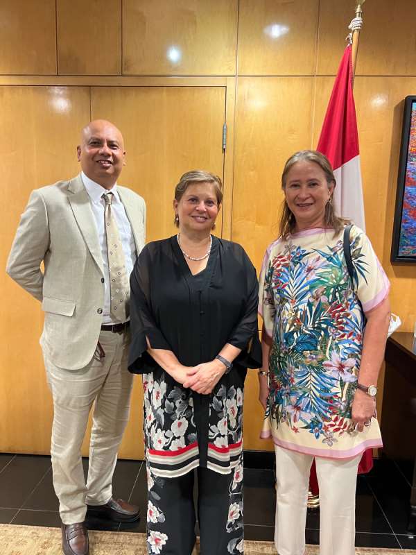 Roundtable discussion with the High Commissioner for Canada in Bangladesh