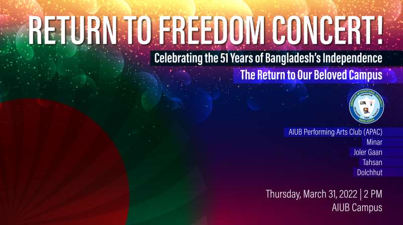 Return to Freedom Concert!