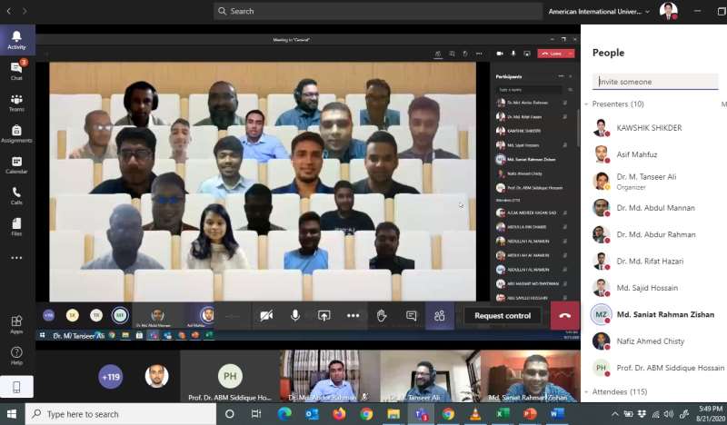 FACULTY OF ENGINEERING (FE) ORGANIZED THE VIRTUAL FINAL DEFENSE OF CAPSTONE PROJECT
