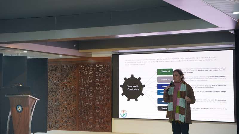 Day long Training program on Bangladesh Accreditation Council (BAC)'s accreditation process