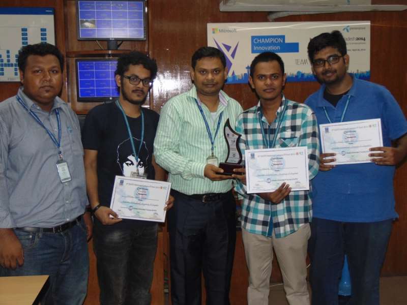 AIUB Champion of DUITS NOESIS Quiz Contest at  DUITS National Campus IT Fest