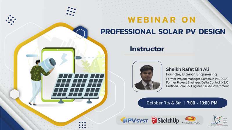 ESAB AIUB Unit Face Successfully Organized a Two-Days Workshops on “Professional Solar PV Design “