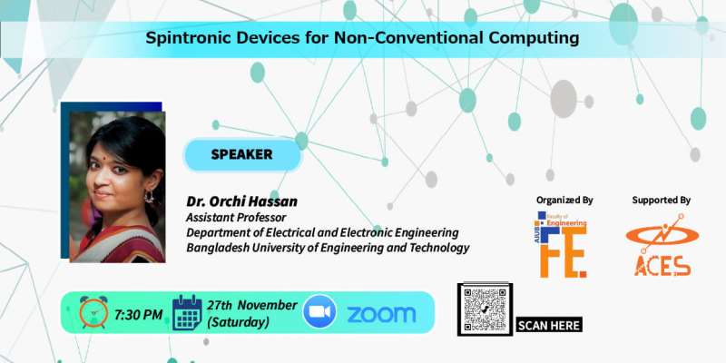 Faculty of Engineering Organized a Webinar on "Spintronic Devices For Non-Conventional Computing"