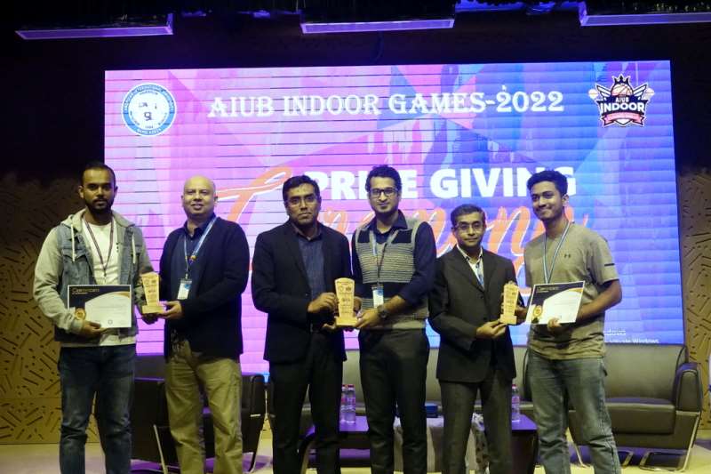 Prize Distribution of AIUB Indoor Games 2022