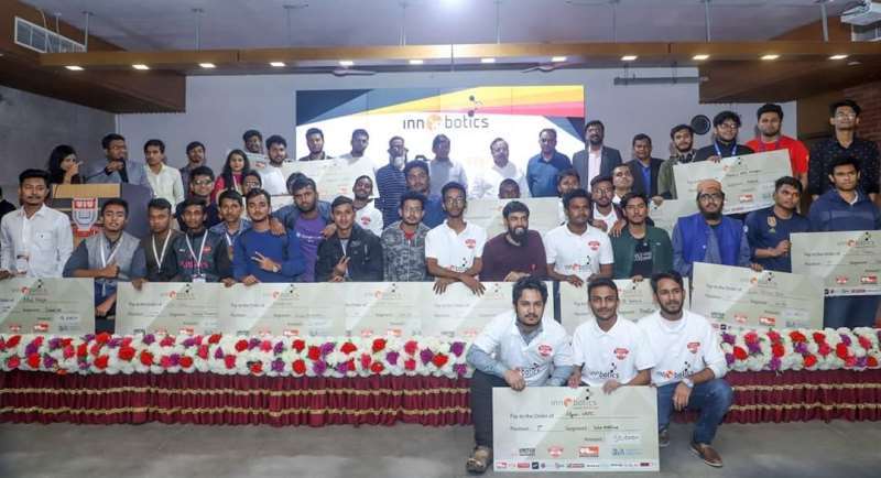 Team From AIUB Became Champion in Two Segments of INNOBOTICS 2020