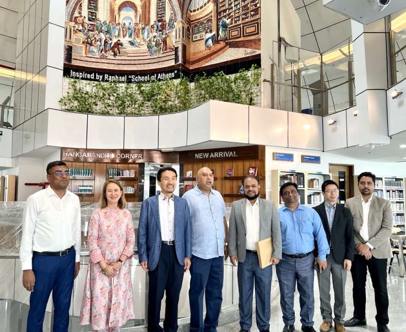 JICA delegates visited AIUB Campus