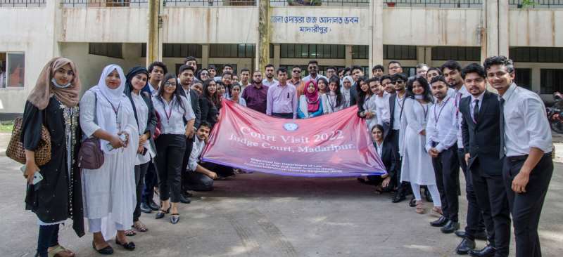 Law Students Visited Madaripur Judge Court