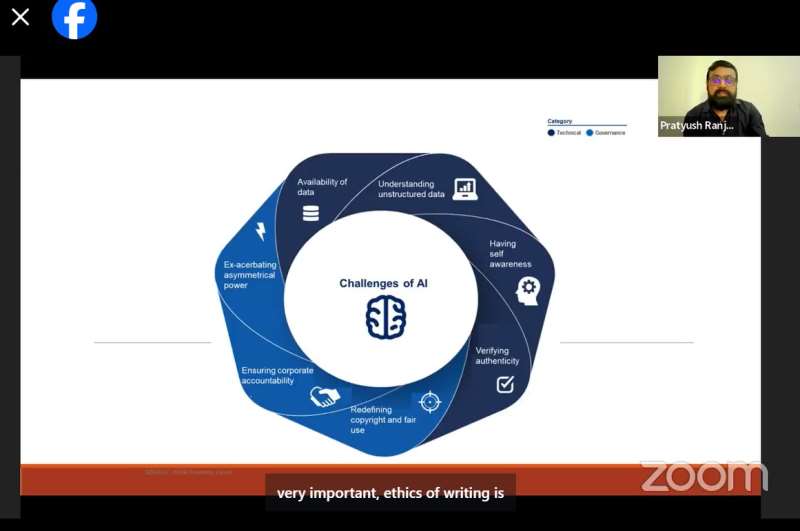 MMC Dept. hosts webinar on Artificial Intelligence in Journalism