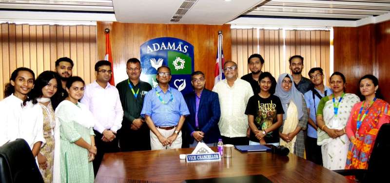MOU signed between AIUB and Adamas University, India