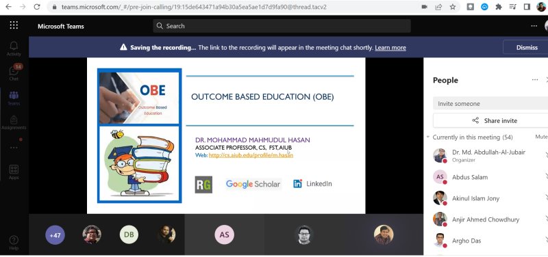 Lecture on “Fundamental of OBE”