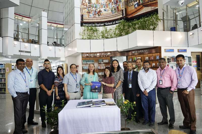 Books donated to AIUB Library by the Philippine Embassy