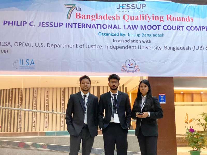 AIUB at the 7th Bangladesh Qualifying Rounds of the Philip C. Jessup International Law Moot Court Competition 2023