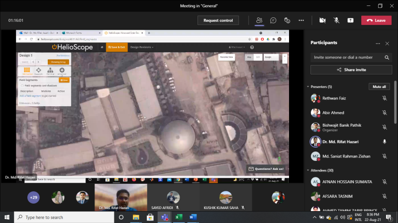 FACULTY OF ENGINEERING ORGANIZED A TECHNICAL SESSION TITLED “DESIGN AND INSTALLATION OF ROOF-TOP SOLAR PV SYSTEM”