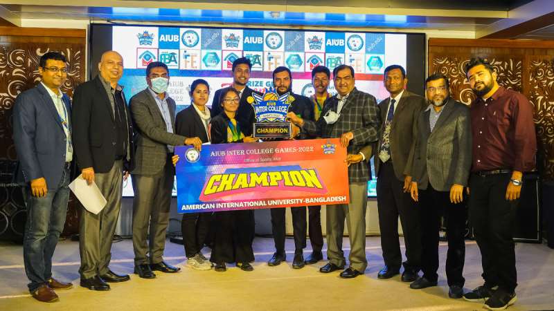 AIUB Inter College Games 2022 - Prize giving
