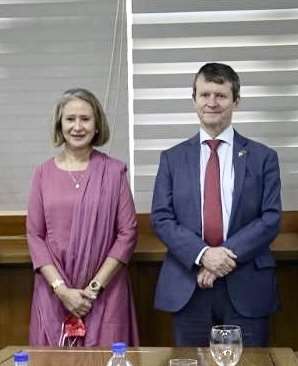 The Honorable Norwegian Ambassador Visits the AIUB Campus