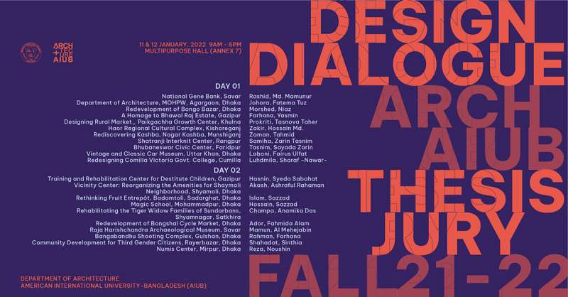 Architecture Department Hosts Hybrid Jury of Thesis Studio