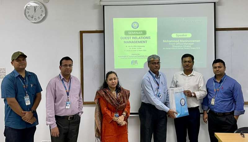 THE TOURISM & HOSPITALITY MANAGEMENT DEPARTMENT ORGANIZES SEMINAR ON “GUEST RELATIONS MANAGEMENT”.