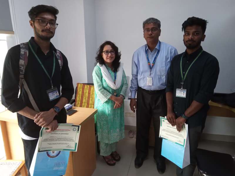 COMPREHENSIVE QUIZ CONTEST AND CERTIFICATE DISTRIBUTION CEREMONY OF QUIZ CONTEST ON TOTAL QUALITY MANAGEMENT