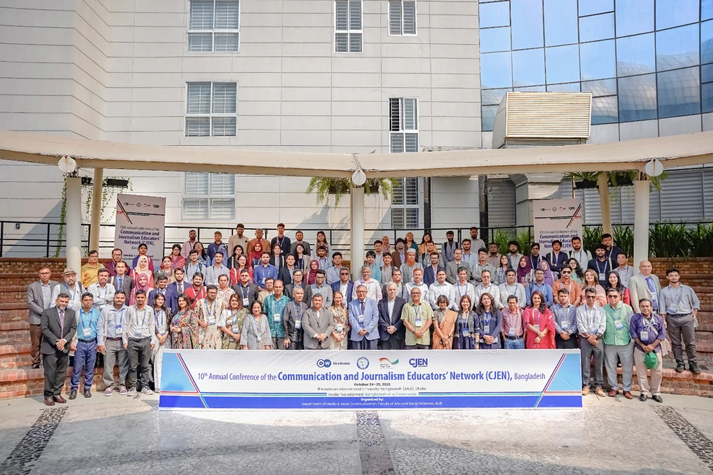 AIUB's MMC Dept Leads Talks on Media Transformation at 10th CJEN Conference