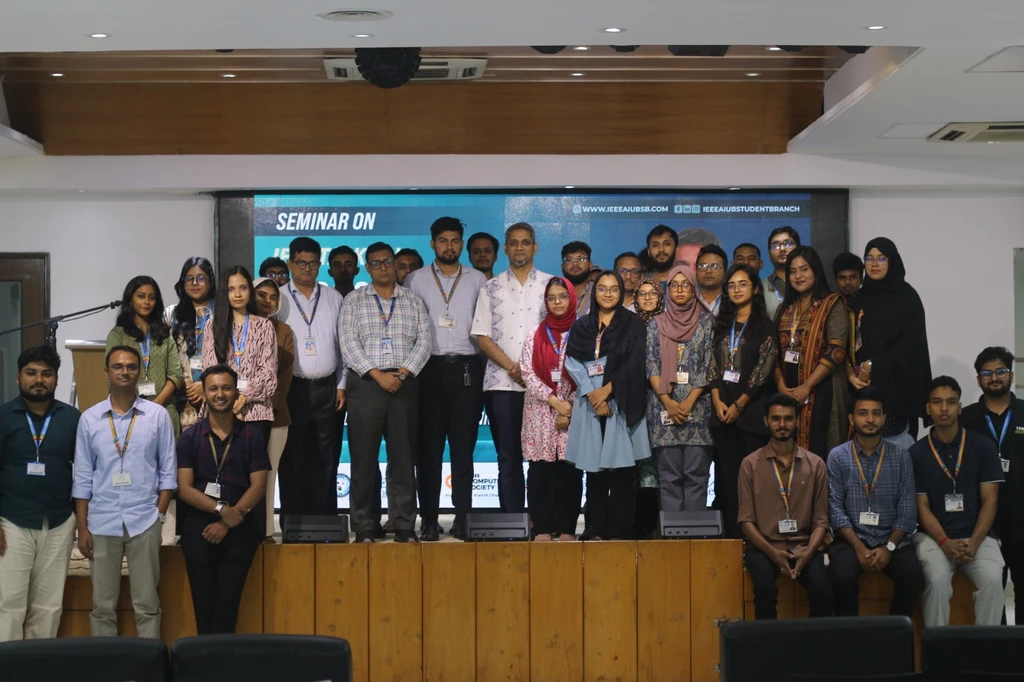 IEEE AIUB Student Branch arranged seminar titled “Academic Research: Ways to Leverage Overall Impact”