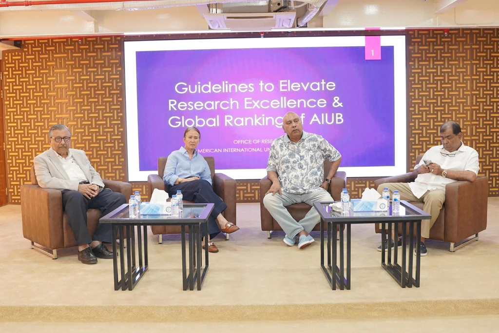Meeting with AIUB Management and Research Scholars