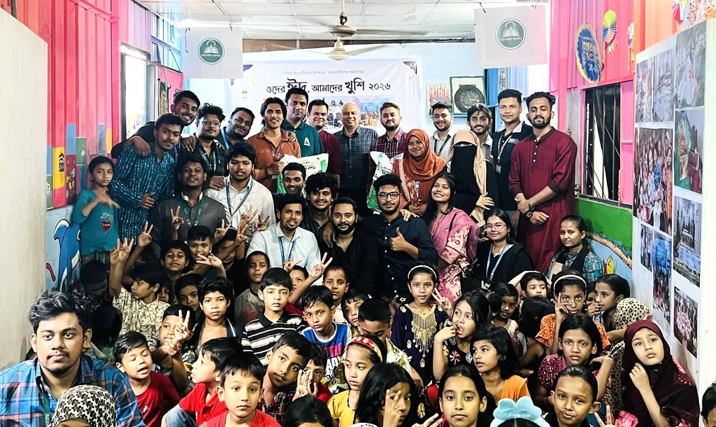 AIUB Social Welfare Club – Shomoy Organized the Distribution of “Oder Eid, Amader Khushi 2026”