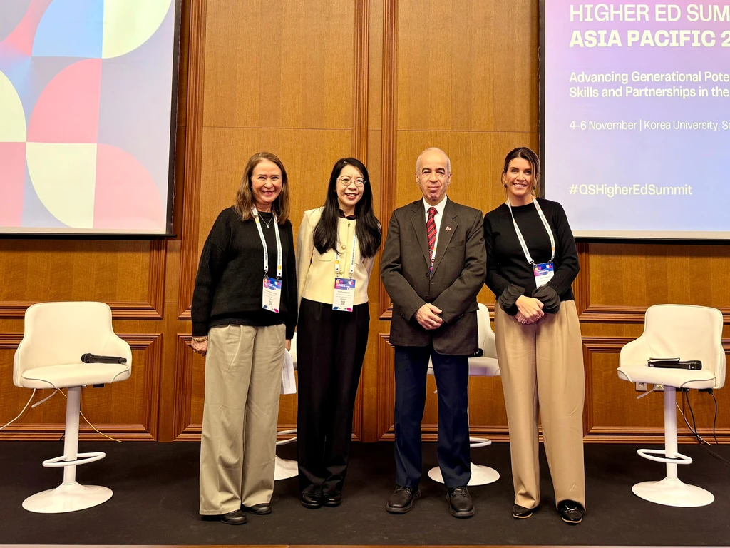 Dr. Carmen Z. Lamagna Represents AIUB as Panel Speaker at the QS Higher Ed Summit: Asia Pacific 2025 