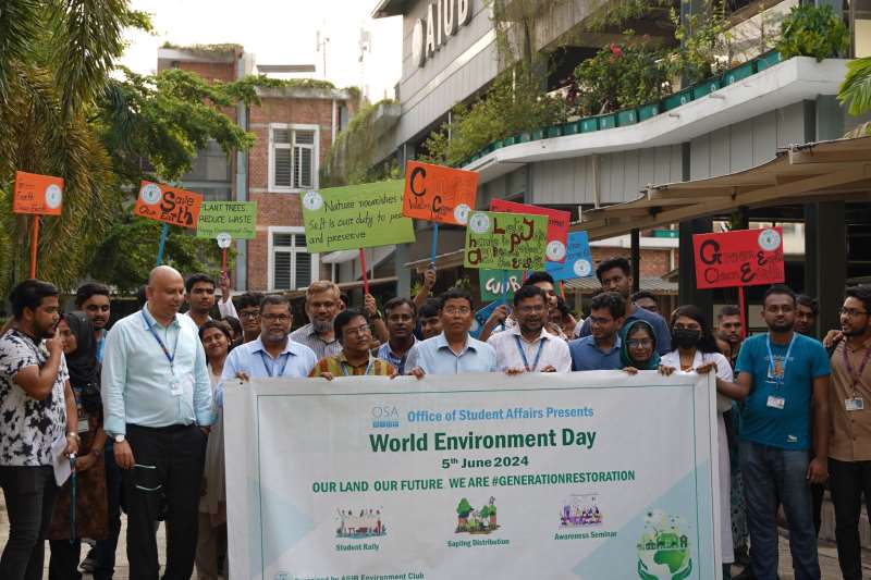 World Environment Day 2024 celebrated at AIUB