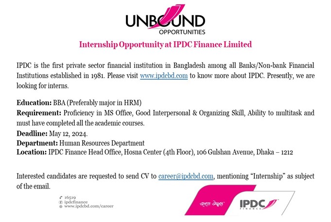 ipdc internship opportunity 