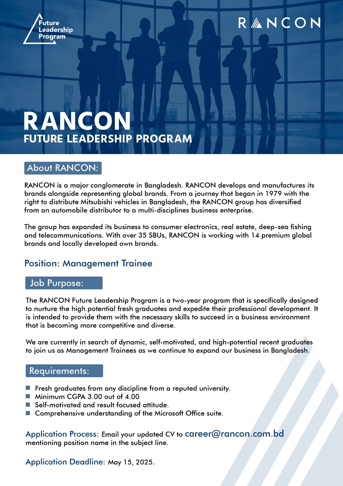 Rancon Future Leadership Program 2025